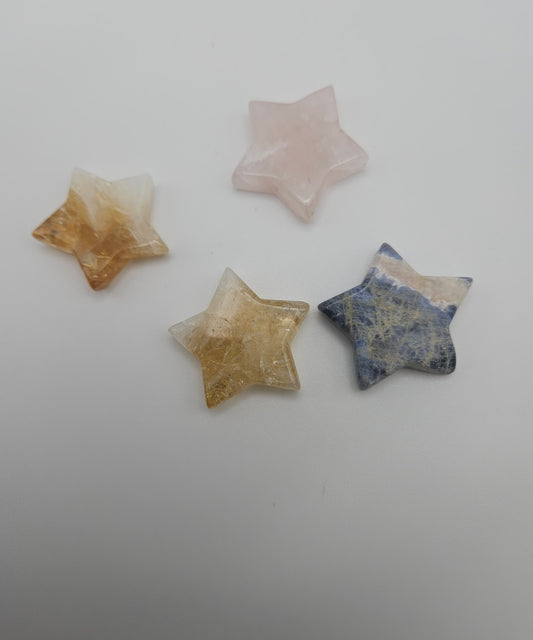 Assorted Gemstone Large Star.
