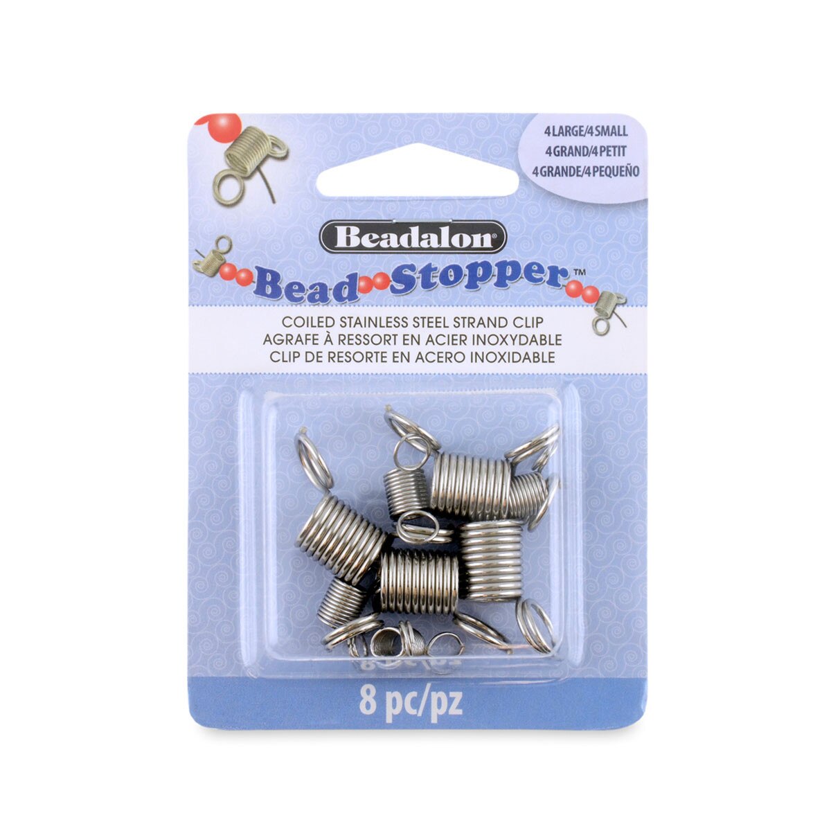 BEAD STOPPER COMBO PACK 4REG+4MINI.