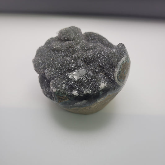 Black Amethyst Cupcake Shape Display.