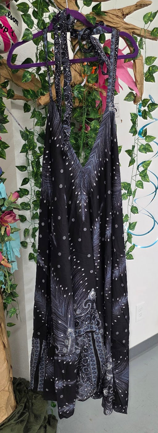 Black Halter Dress.