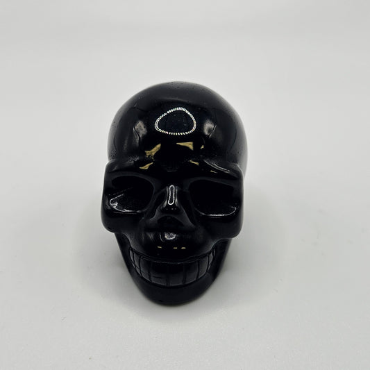 Black Onyx Skull Specimen 1.5 inch.