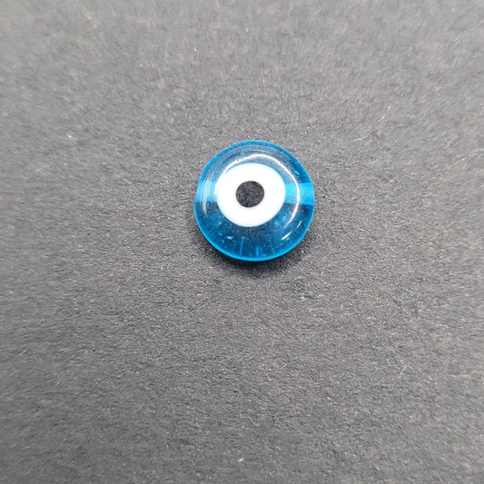 Blue Evil Eye Glass Bead Sold Individually.
