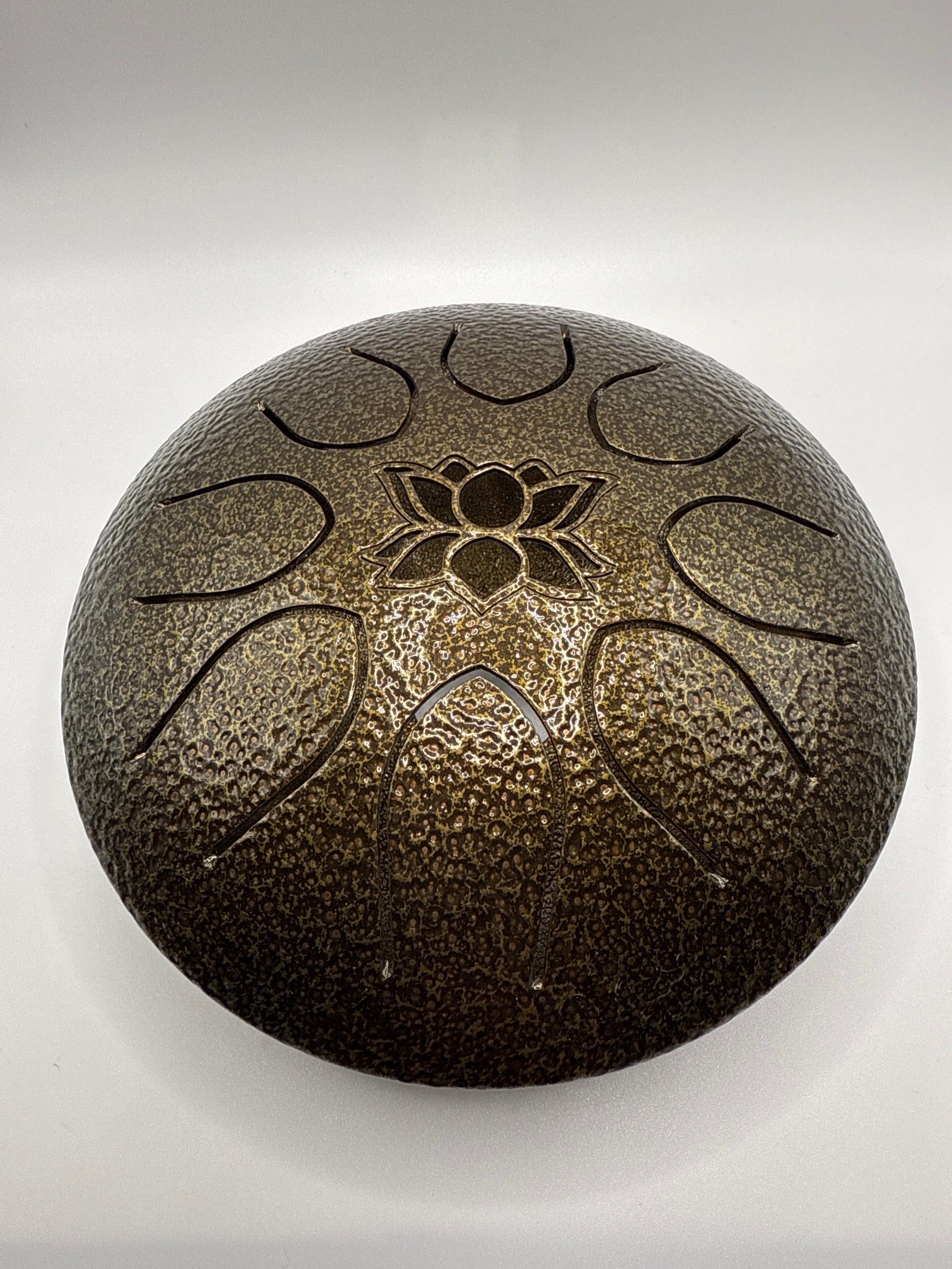 Bronze 6” UFO Tongue Drum.