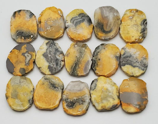 Bumblebee Jasper Single Bead.