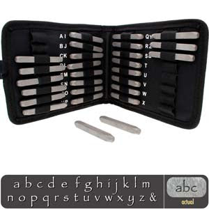 CHALKBOARD LTR SET LOWER CASE PUNCH 27 PC (3MM)