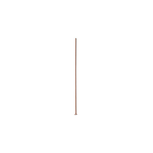 COPPER PLATED 2 INCH HEADPIN 24 GUAGE/.020 144 PIECES.