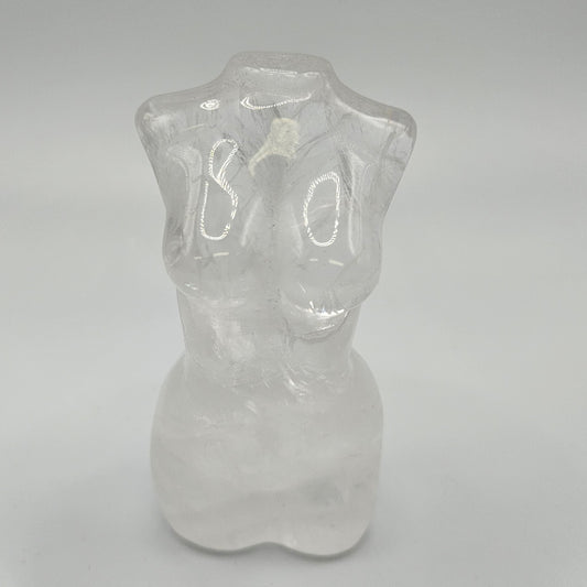 Clear Quartz Goddess Body 3 inch.
