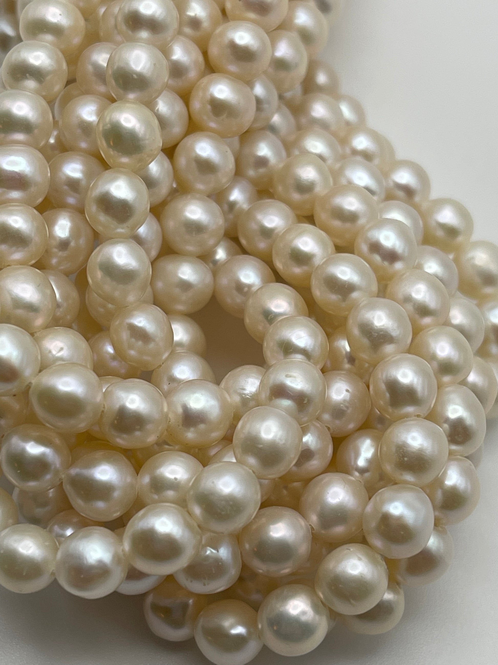 6-7mm white potato pearl