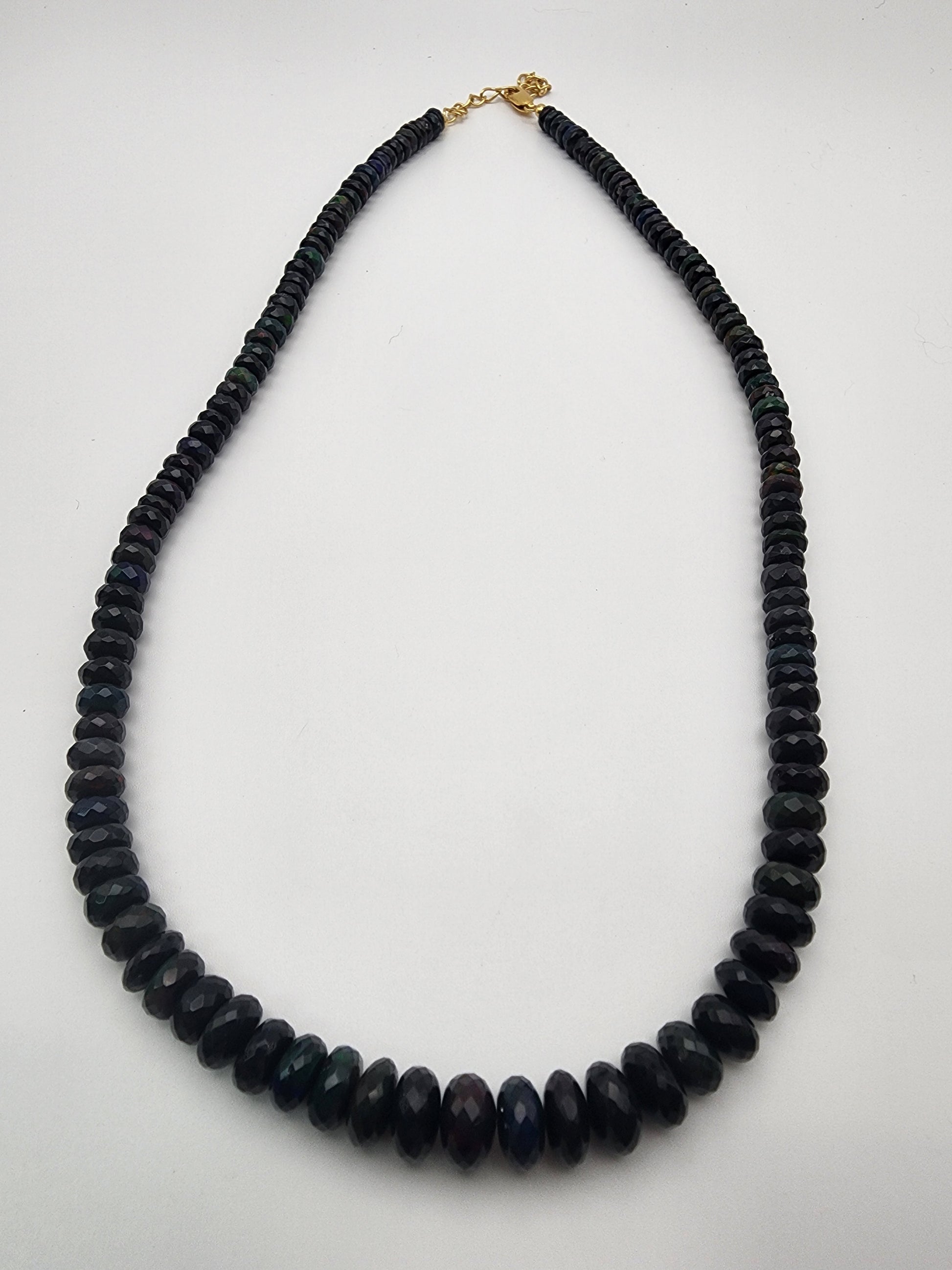 Dark Ethiopian Opal Necklace.