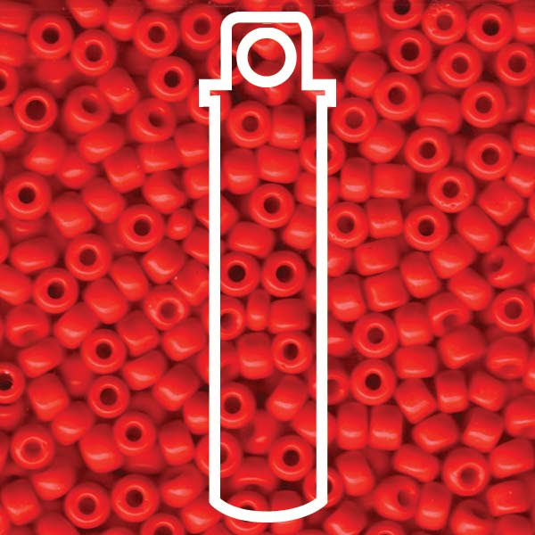 6/0 Opaque Red Miyuki 20g 6-9408-tb