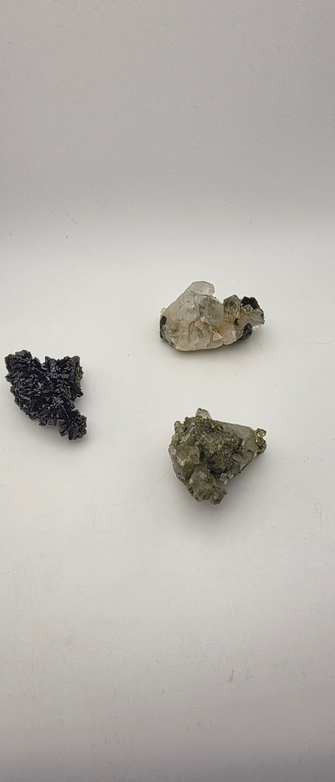 Epidote in Quartz Specimen.