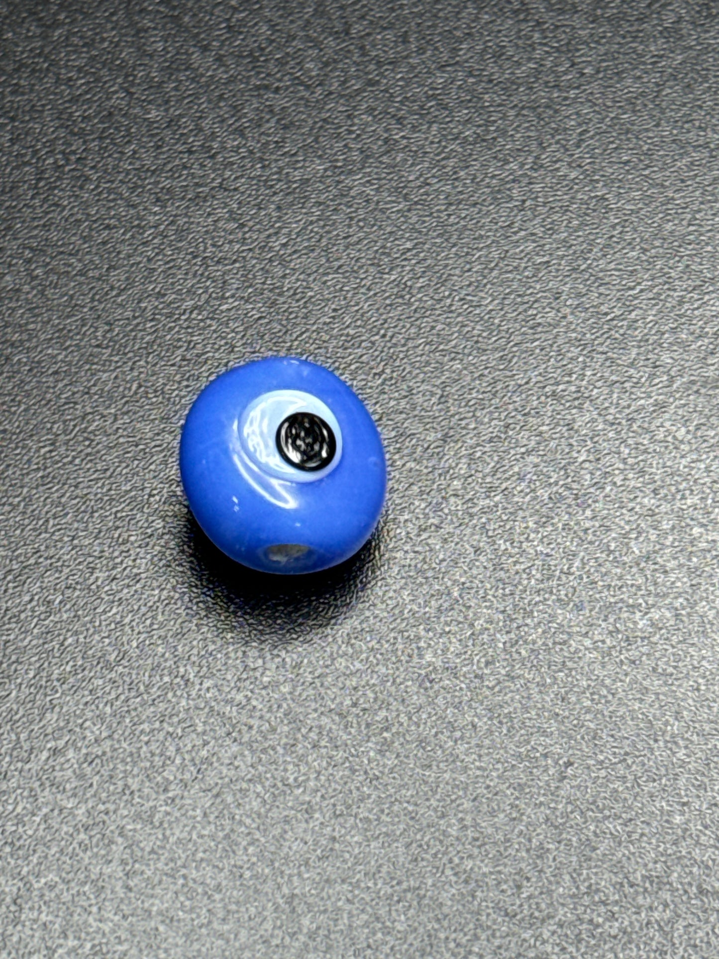 Evil Eye Bead Blue Glass Single Bead.