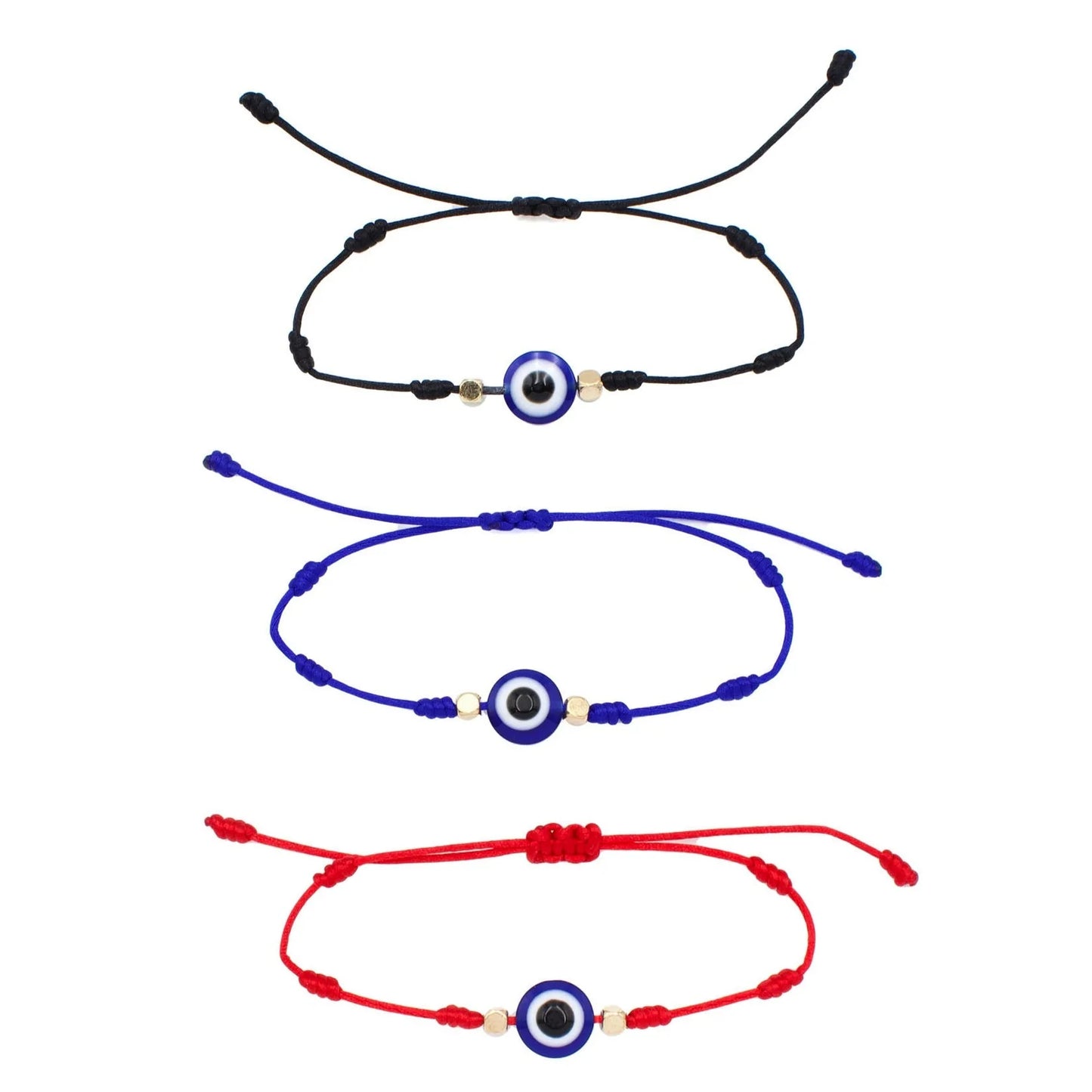 Evil Eye Macrame Bracelet.