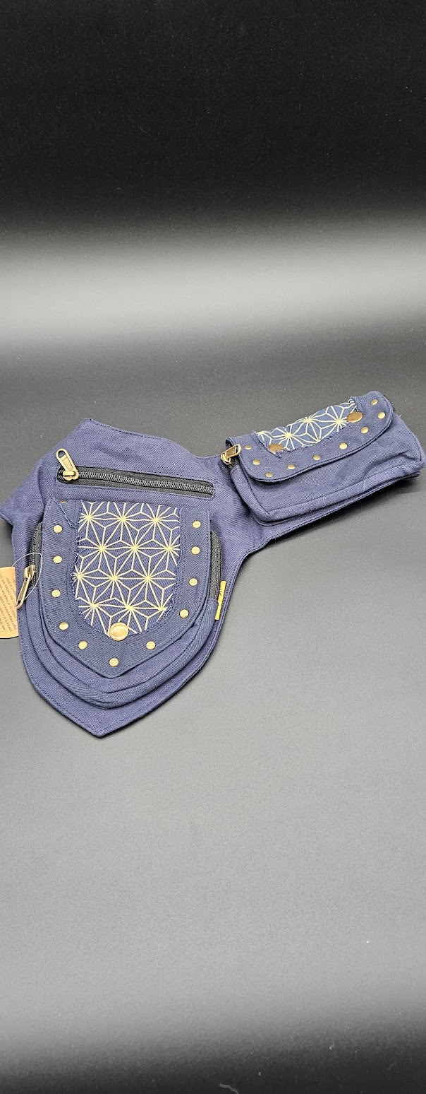 Fanny Pack Blue Star Design Two-Pack.