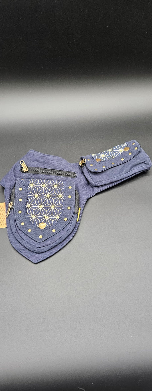 Fanny Pack Blue Star Design Two-Pack.