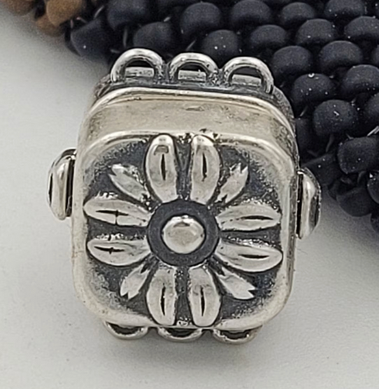Flower Box Secure Magnetic Clasp - Designed by Kim Fox.