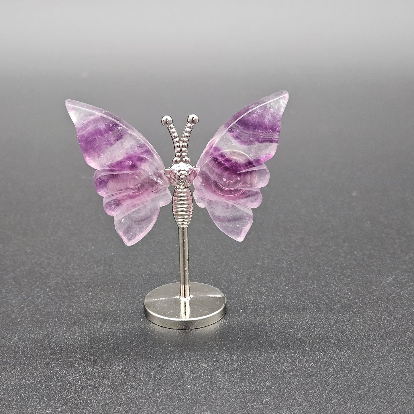 Fluorite Butterfly on Stand.