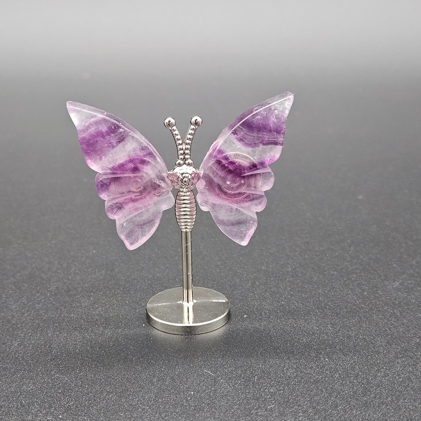 Fluorite Butterfly on Stand.