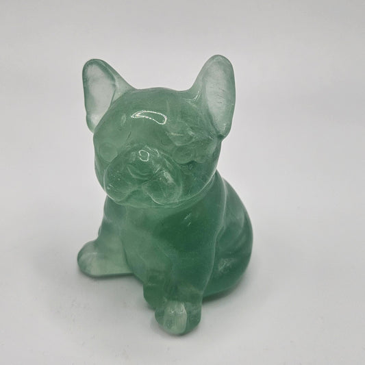 Fluorite French Bulldog 3 inch.