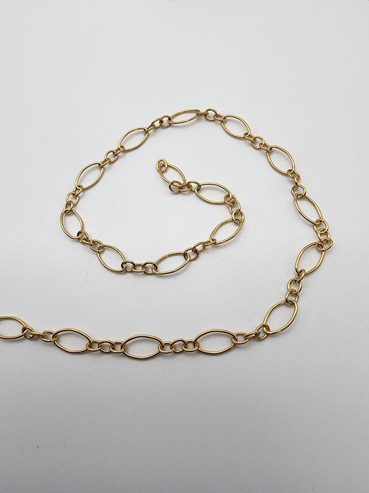 Gold Filled Open Link Chain 4.5 Sold Per Foot.