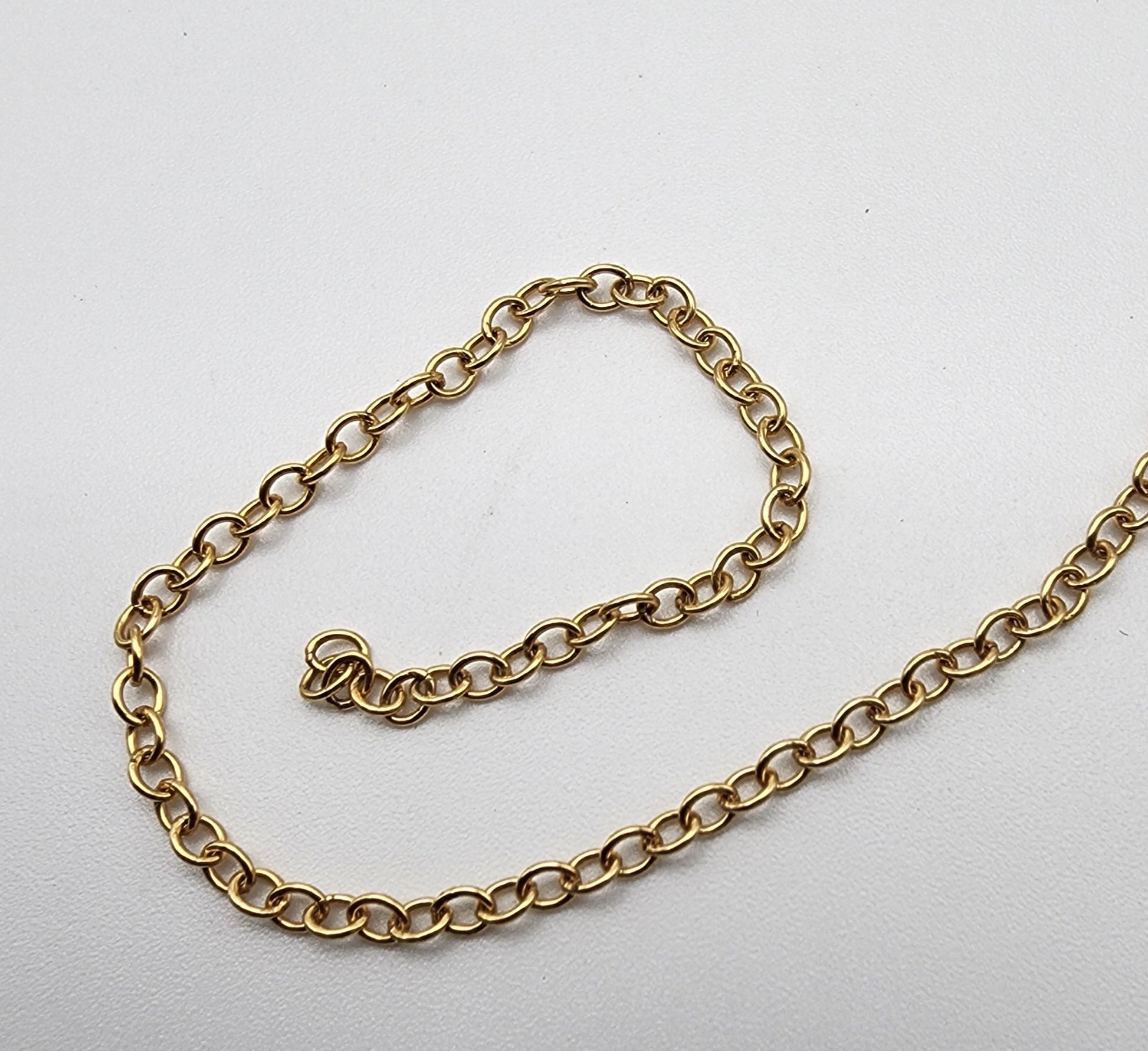 Gold Filled Oval Chain 2mm Sold Per Foot.