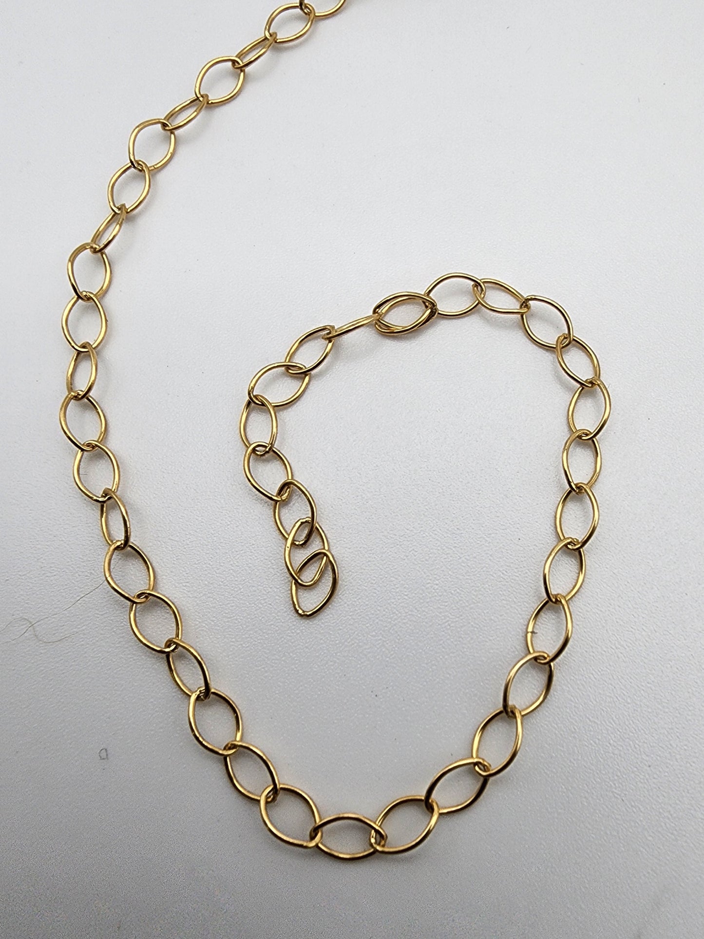 Gold FIlled Rolo Chain 3.5mm SOld Per Foot.