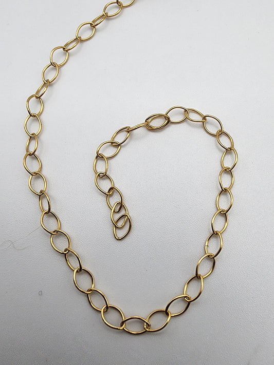 Gold FIlled Rolo Chain 3.5mm SOld Per Foot.