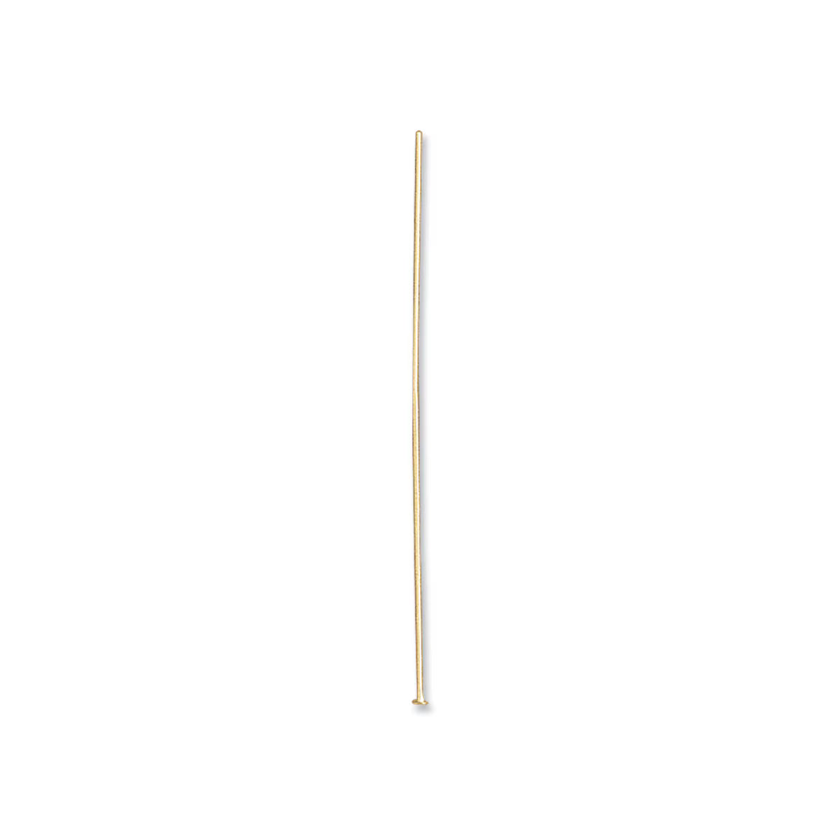 Gold Filled Flat Head Pin 24 Gauge 2 Inch 10 pack