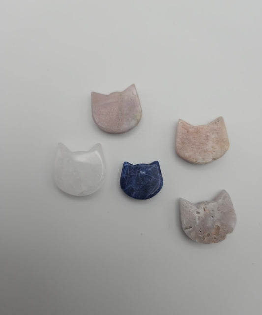Gemstone Cat Head.