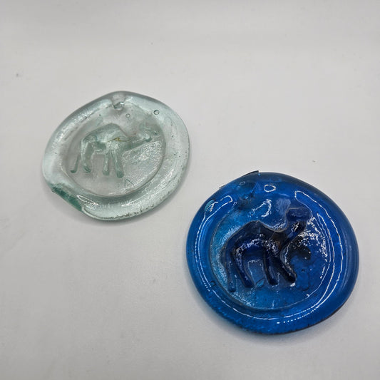 Glass Camel Stamp.