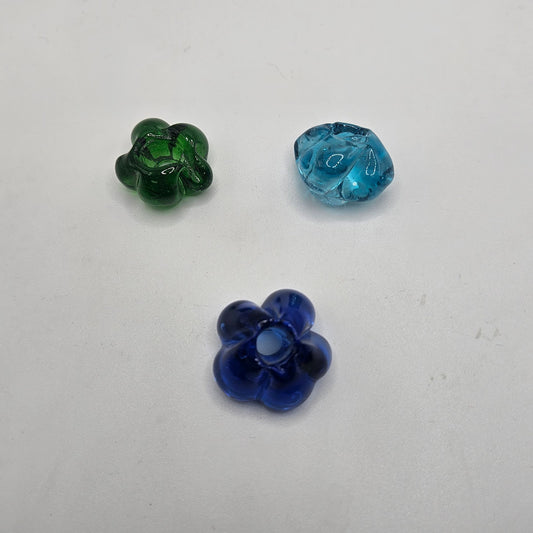 Glass Flower Beads.