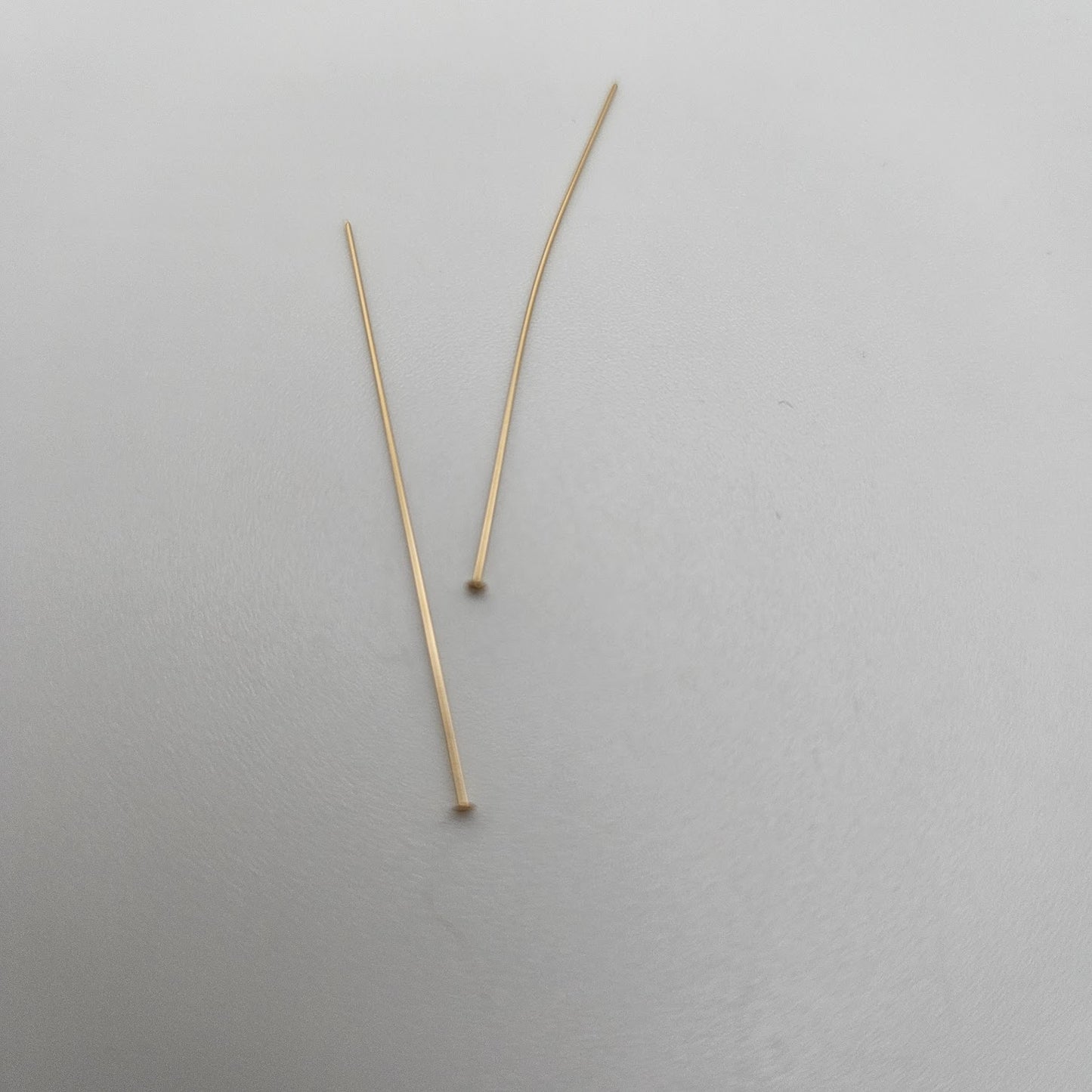 Gold Filled Flat Headpin 10 Pack.