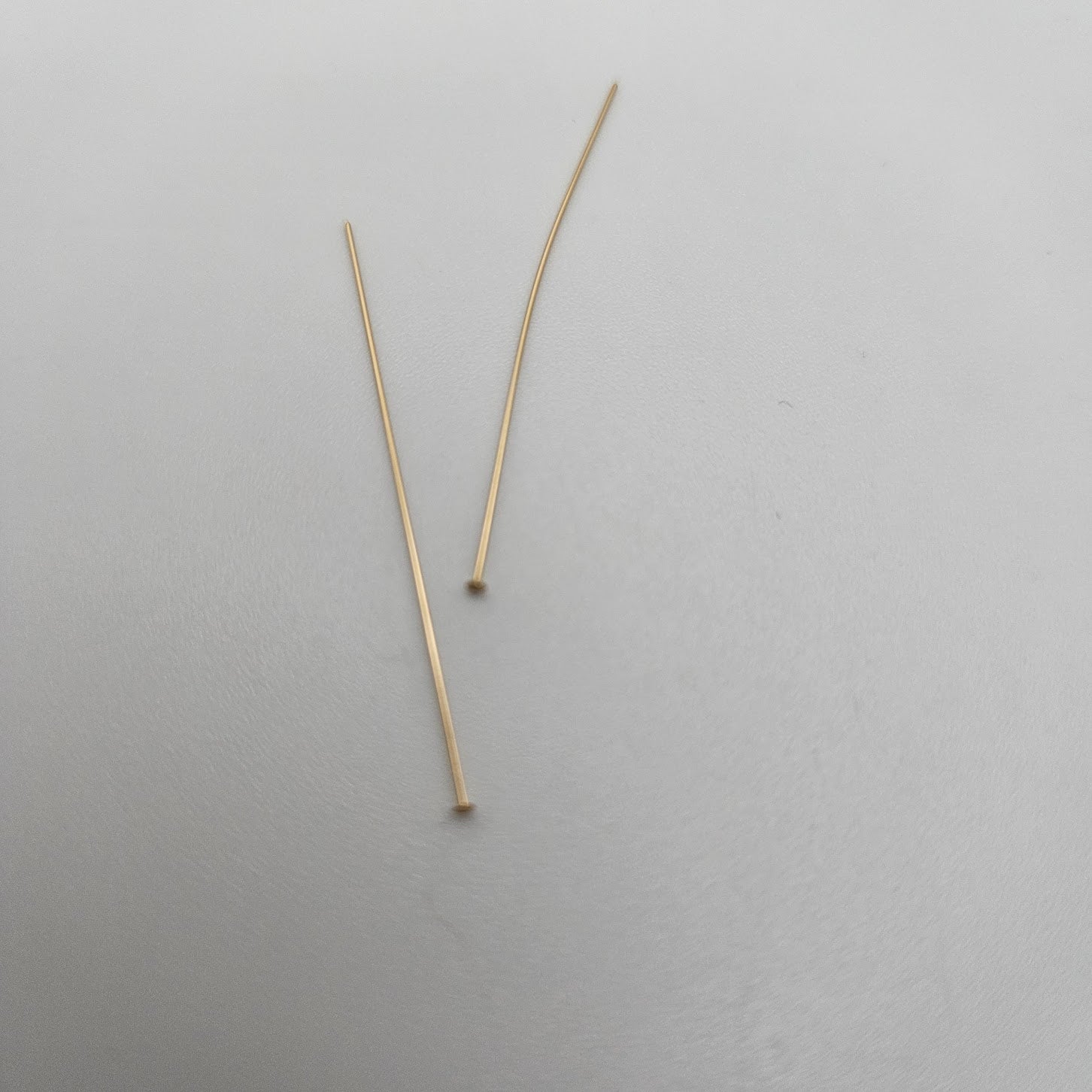 Gold Filled Flat Headpin 10 Pack.