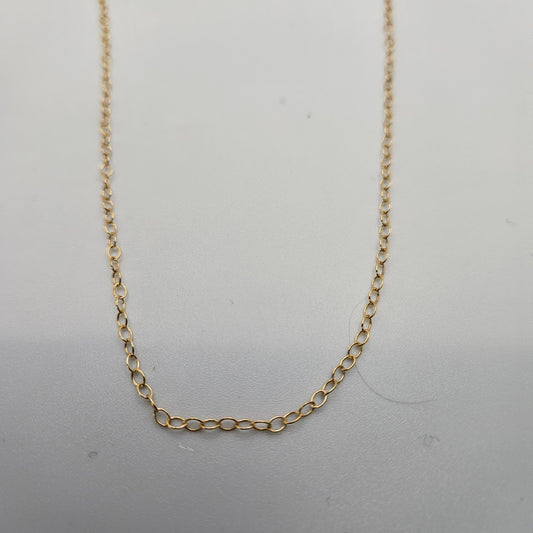 Gold Filled Oval Chain By The Foot.