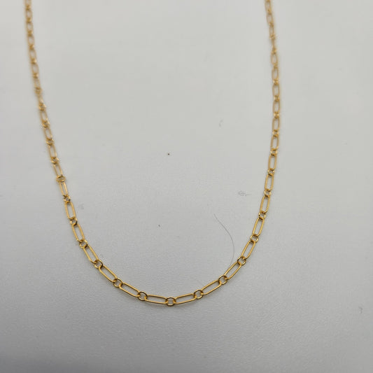Gold Filled Paperclip Link Chain By The Foot.