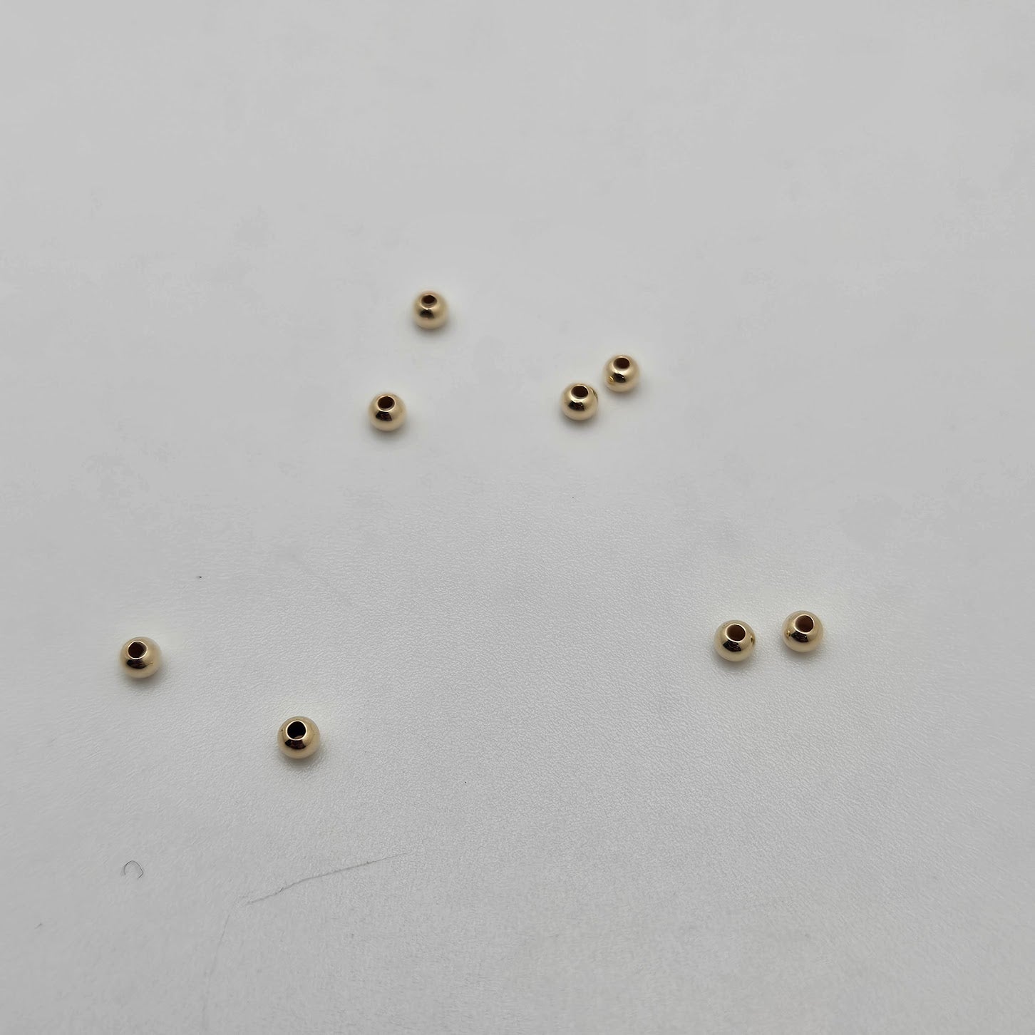 Gold Filled Round Beads 2mm Single.