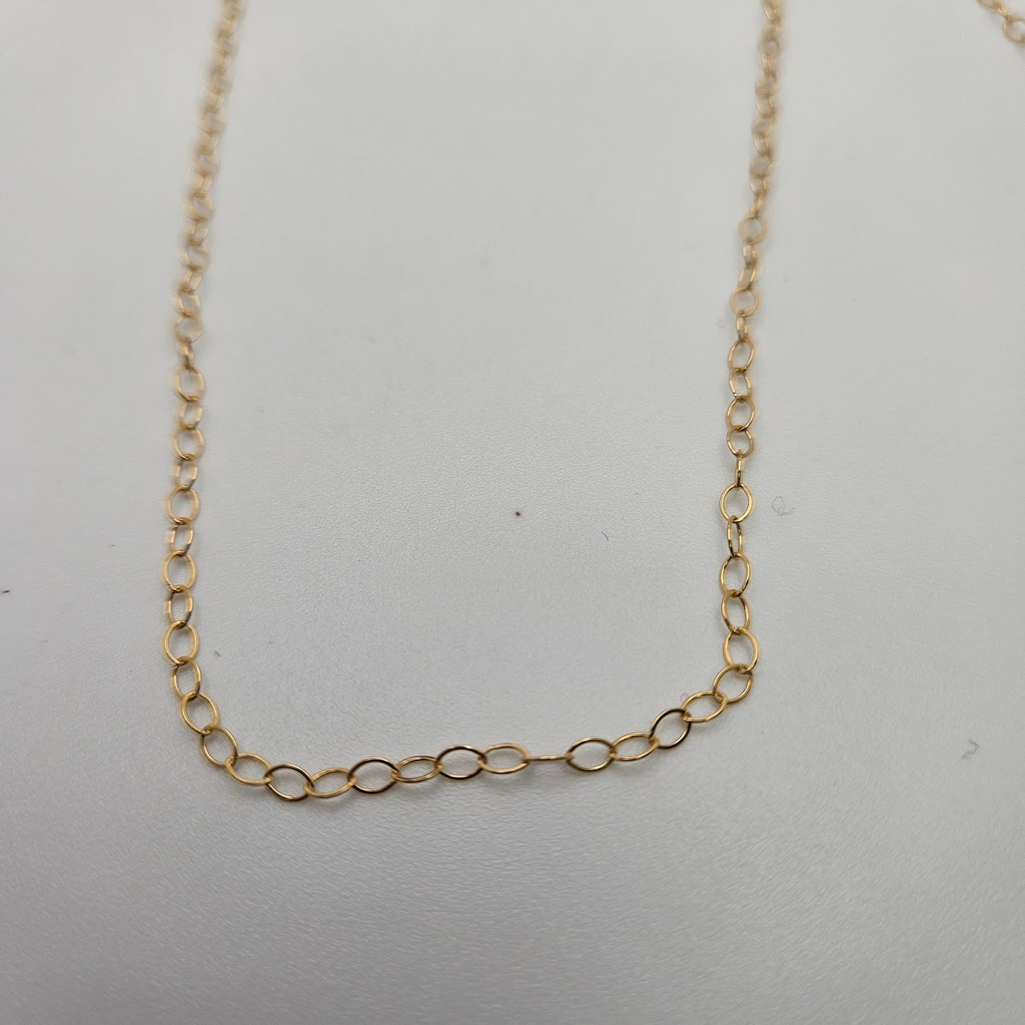 Gold Filled Smooth Oval Chain By The Foot.