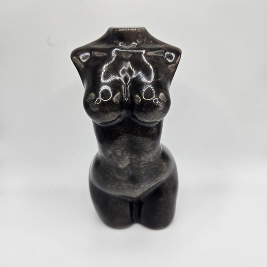 Gold Obsidian Goddess Body Gemstone 8 inch.