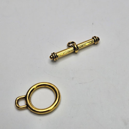 Gold Colored Simple Toggle.