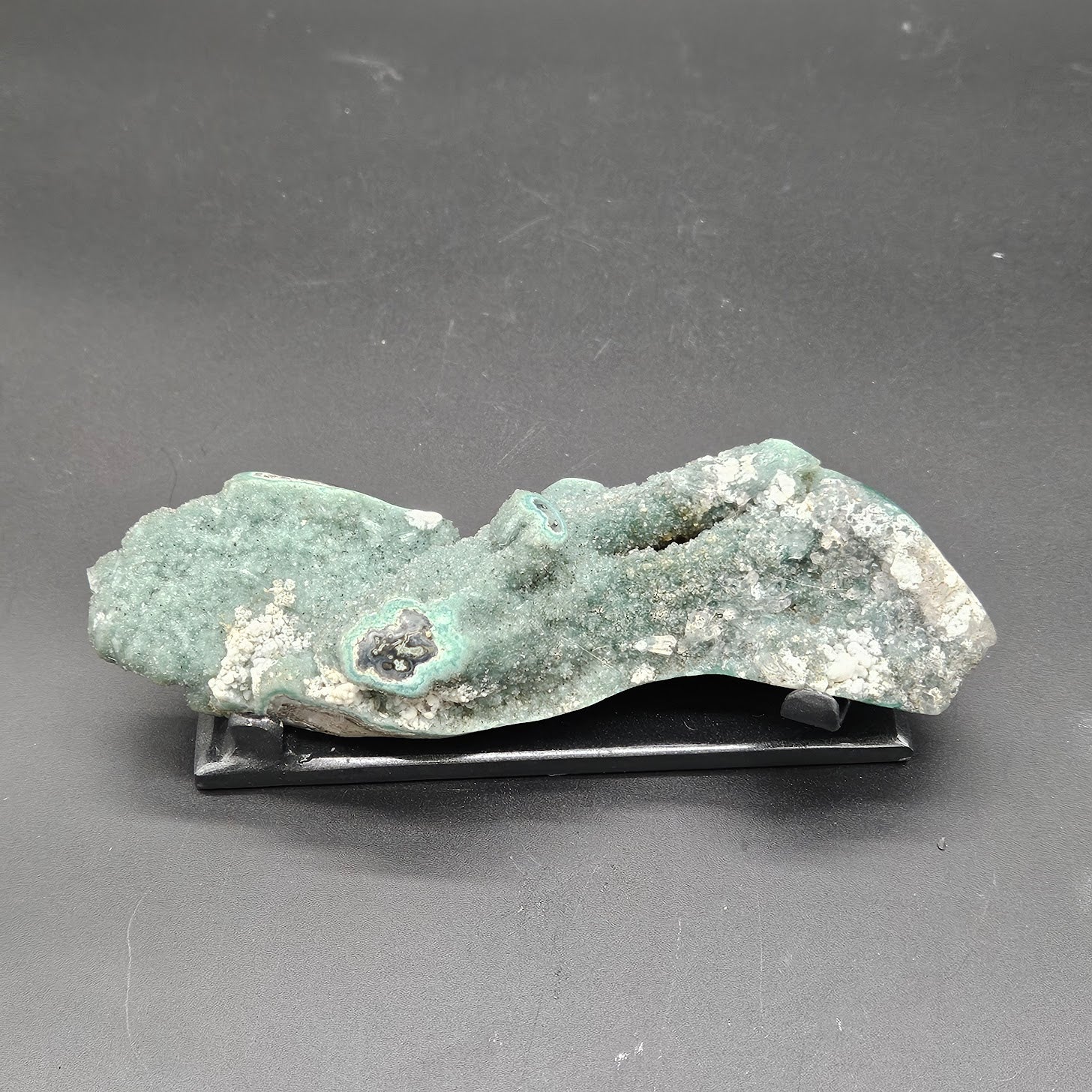 Green Sugar Rainbow Amethyst Specimen Rare 2.28lb.