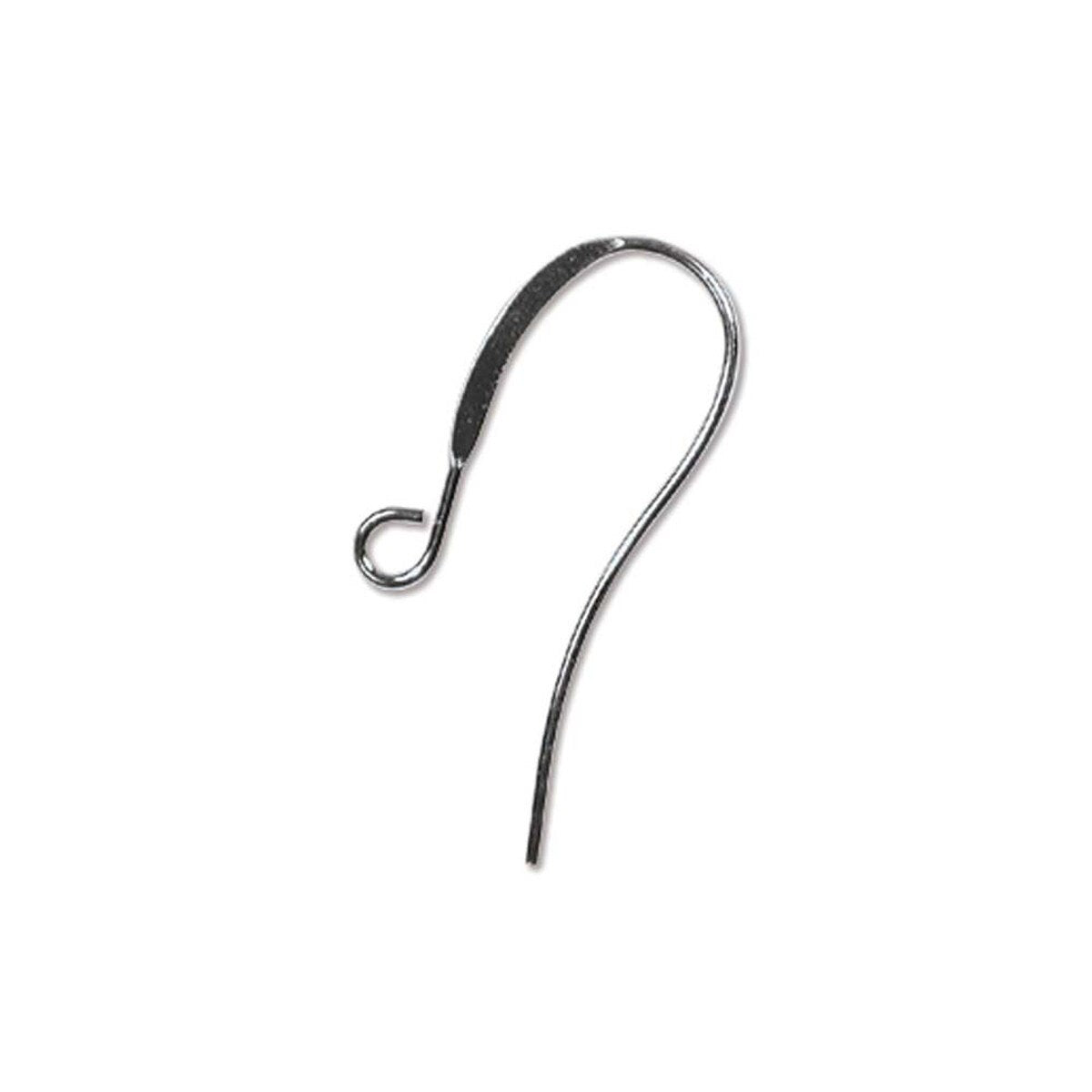 HOOK EAR WIRE 26MM BLACK OXIDE.