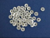 SS 6 mm Wavy Chip Bead w/ Satin Finish