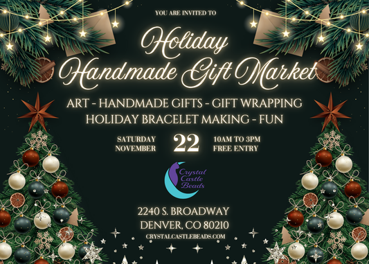 Handmade Holiday Gift Market - Saturday, November 22nd.