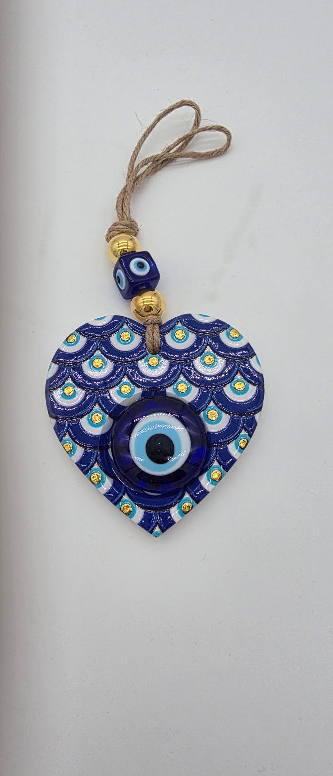 Heart Evil Eye Decoration.