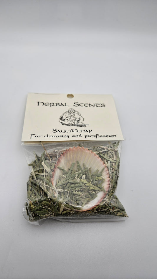 Herbal Scents - Sage and Cedar.