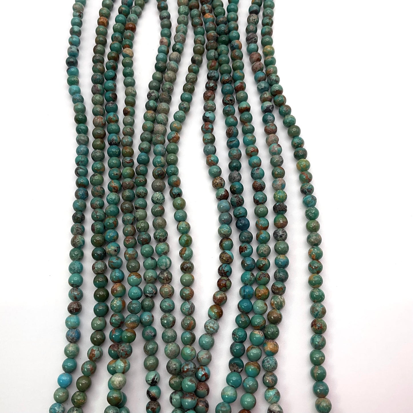 4mm Turquoise Round Smooth Strand