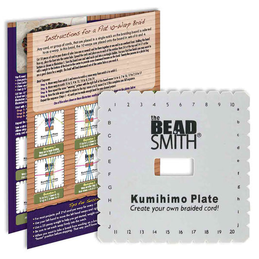 6IN KUMIHIMO SQUARE PLATE