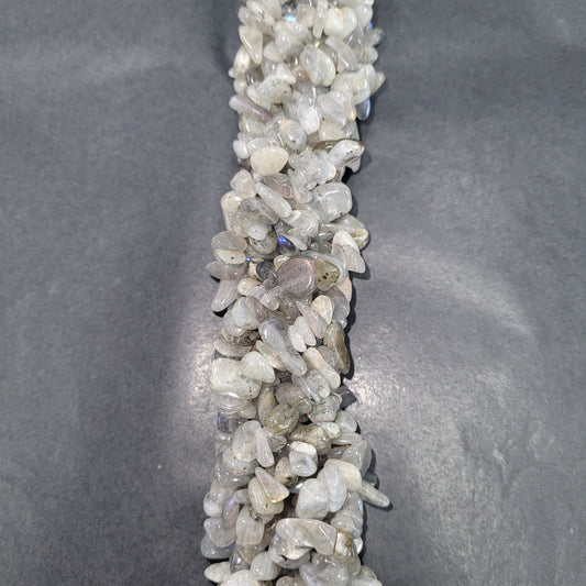 Labradorite Chip Bead Strand.