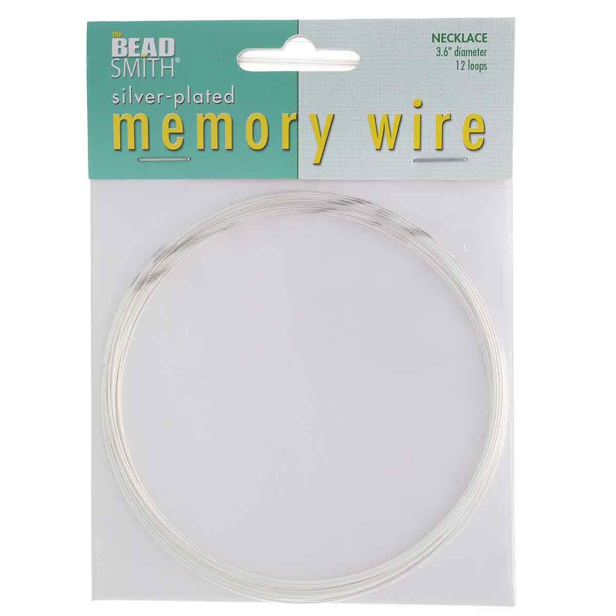 MEMORY WIRE NECKLACE SILVER PLATE 12 TURNS.