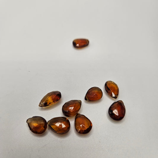 Madria Citrine Faceted Drop Single.